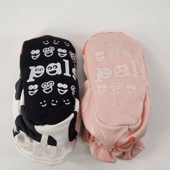 Pals Non Slip Baby Booties 12-18M Puppy Cow Pig Mix & Match Fun Socks Crawlers - Picture 6 of 7